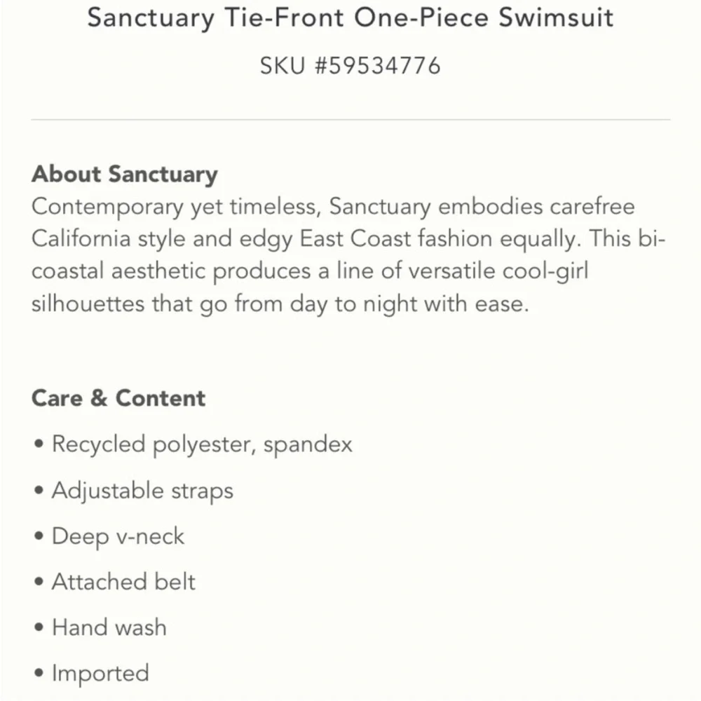 Sanctuary Moody Blooms Tie-Front One-Piece Swimsuit - Picture 7 of 16